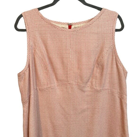 Pendleton Dress Size 14P Red Multi Sleeveless Women Business Work Made In USA - Picture 2 of 12